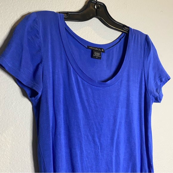 American Dream | Blue Ruffle Shirt | Size S - Picture 2 of 5